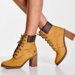 Timberland Women's Allington Lace-Up 6-Inch Boot Classic Business Casual Sz 8